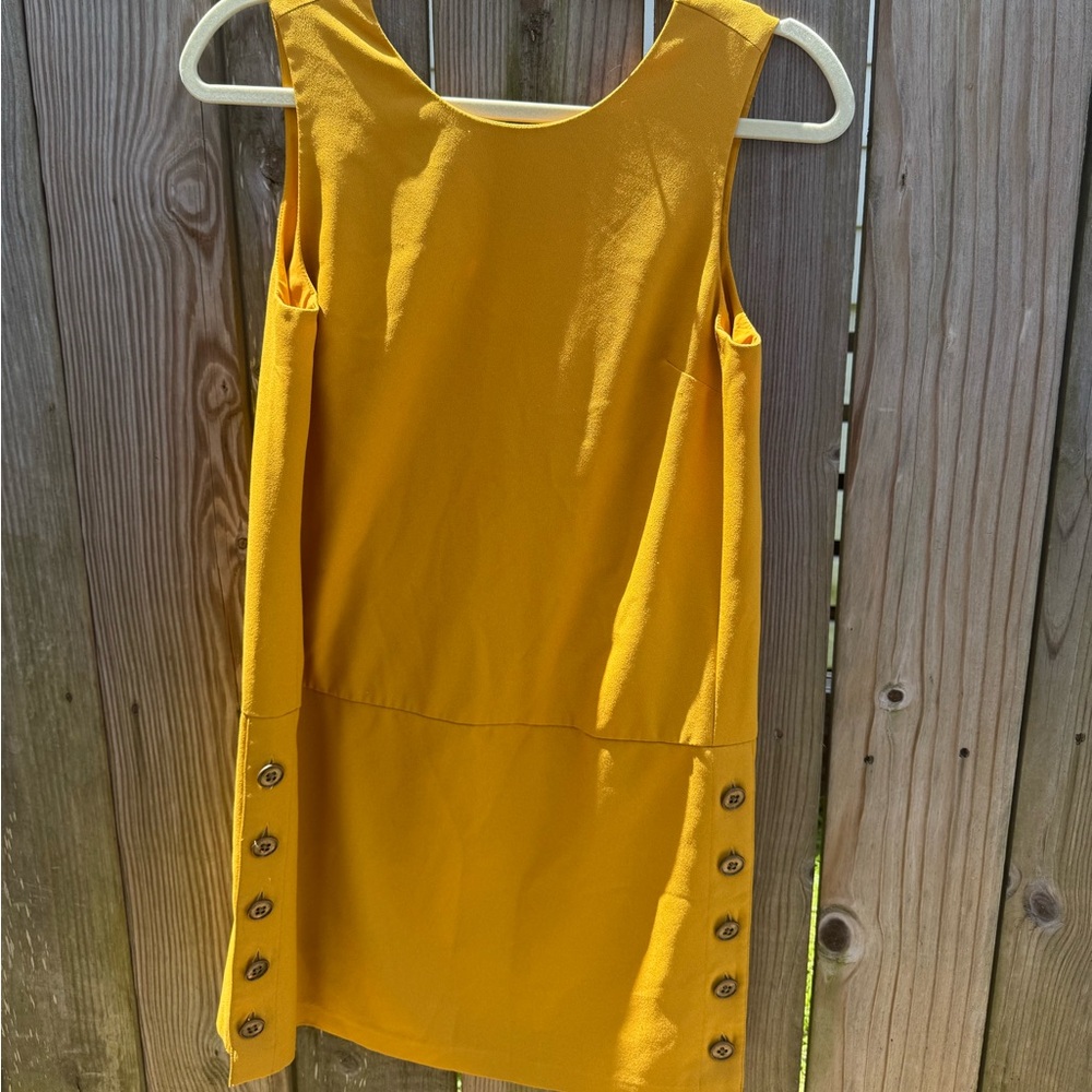Mustard Yellow Banana Republic Shift Dress - Size 2
